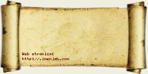 Jasmina Ajvaz vizit kartica